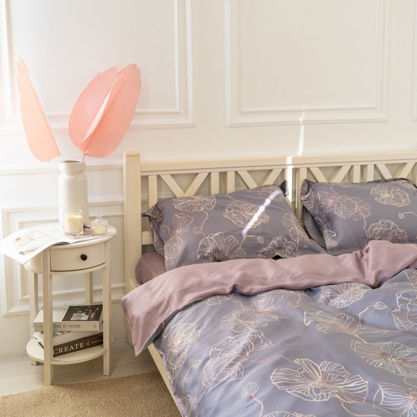 Комплект постельного белья Viluta Евро Tencel (Тенсел) Т-07