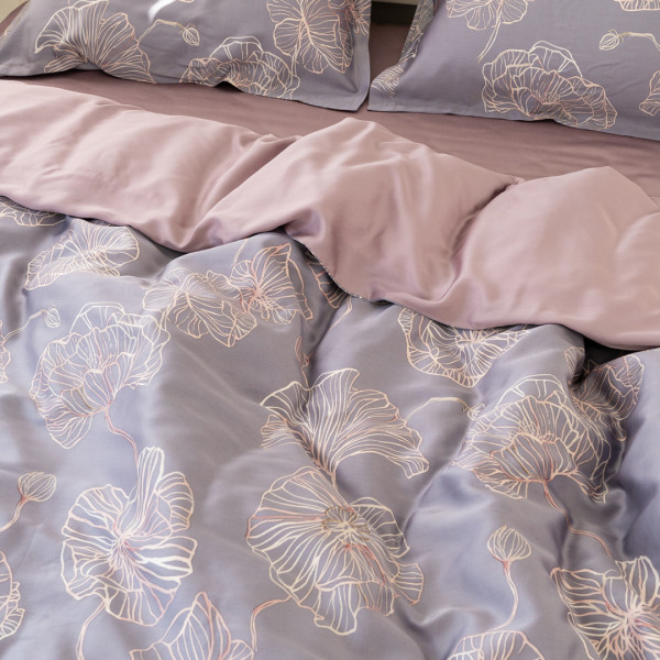 Комплект постельного белья Viluta Евро Tencel (Тенсел) Т-07