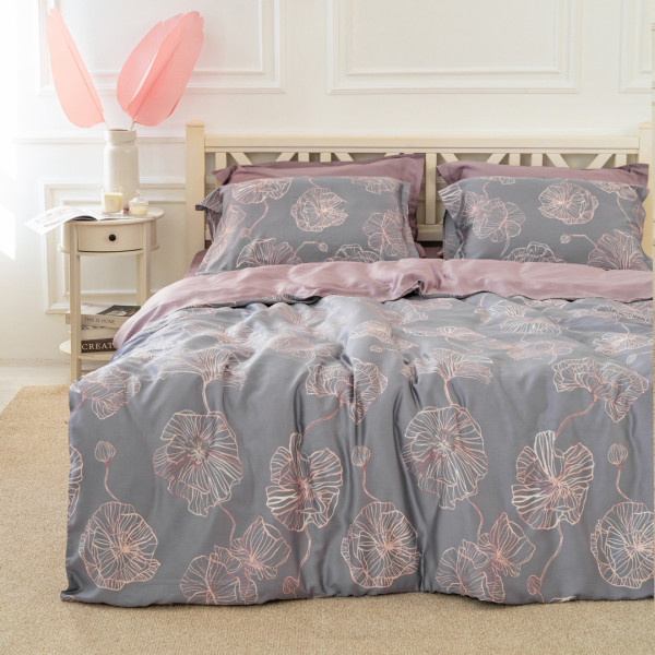 Комплект постельного белья Viluta Евро Tencel (Тенсел) Т-07