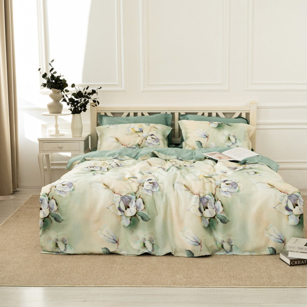 Комплект постельного белья Viluta Евро Tencel (Тенсел) Т-08