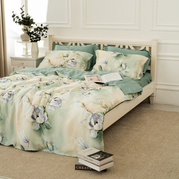 Комплект постельного белья Viluta Евро Tencel (Тенсел) Т-08