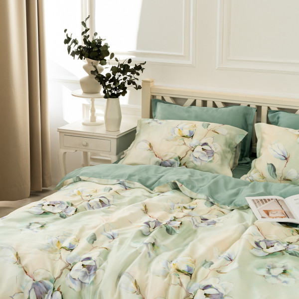 Комплект постельного белья Viluta Евро Tencel (Тенсел) Т-08