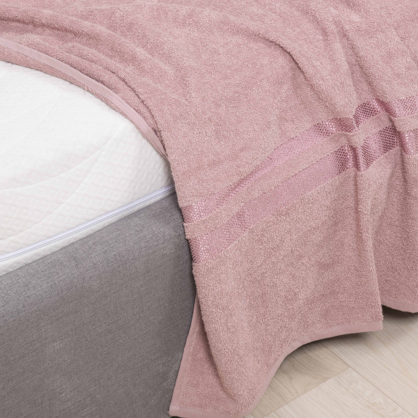 Простирадло махрове Giltex 150х200 Бордюр Бежевий