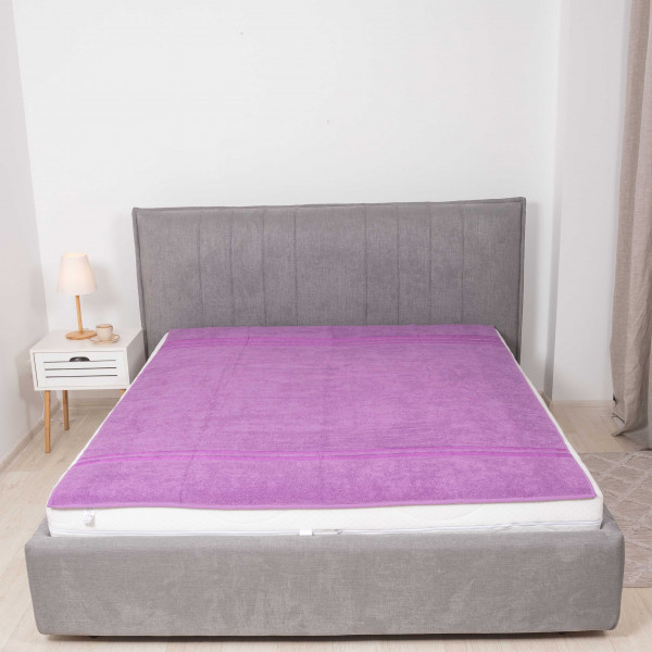 Простирадло махрове Giltex 150х200 Бордюр Пурпурний