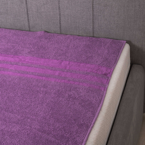 Простирадло махрове Giltex 150х200 Бордюр Пурпурний