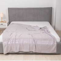 Простынь махровая Giltex 200х220 Бордюр Серый