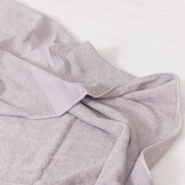 Простынь махровая Giltex 200х220 Бордюр Серый