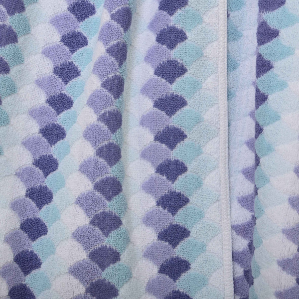 Полотенце махровое 70х140 Мозаика 0104 Сиреневый