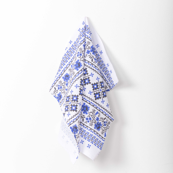 Рушник вафельний з орнаментом