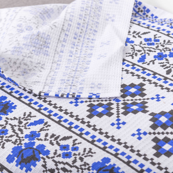 Рушник вафельний з орнаментом