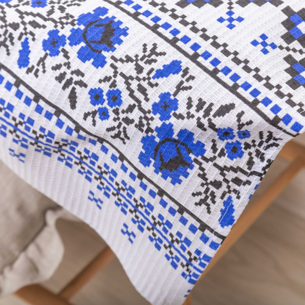 Рушник вафельний з орнаментом