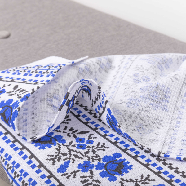 Рушник вафельний з орнаментом