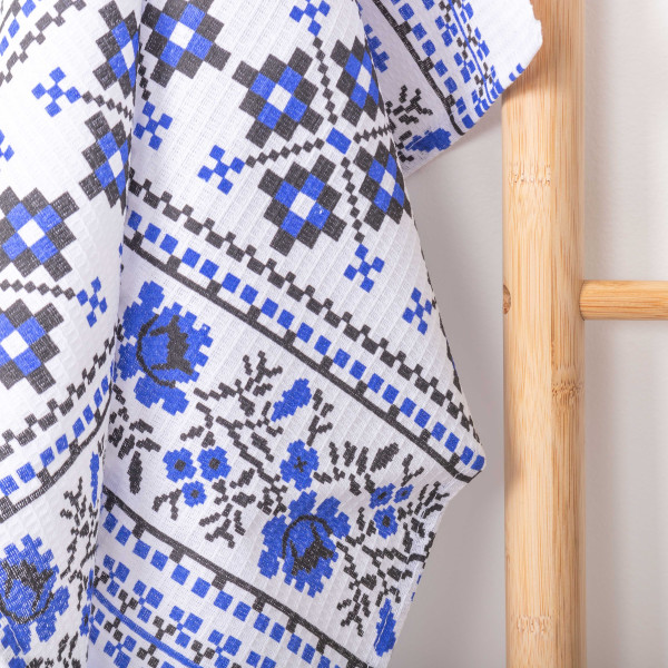 Рушник вафельний з орнаментом