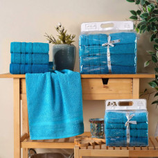 Набор полотенец махровых 50х90 ADA №4 Аквамариновый Закат