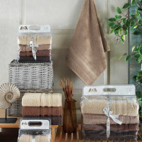 Набор полотенец махровых 70х140 ADA №4 Карамельное Утро