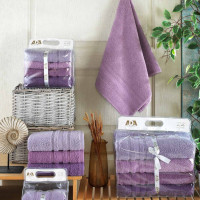 Набір рушників махрових 70х140 ADA №4 Лавандовий Світанок