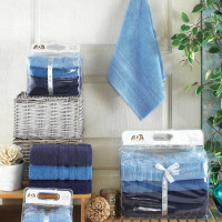 Набір рушників махрових 70х140 ADA №2 Небесна Лазур