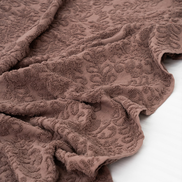 Простирадло-покривало махрове Doruk Євро 200х220 Botanica Коричневий