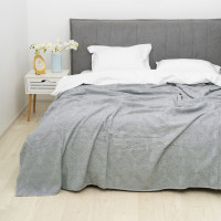 Простынь-покрывало Doruk Евро 200х220 Botanica Серый