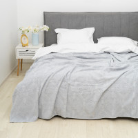 Простынь-покрывало Doruk Евро 200х220 Botanica Светло-серый