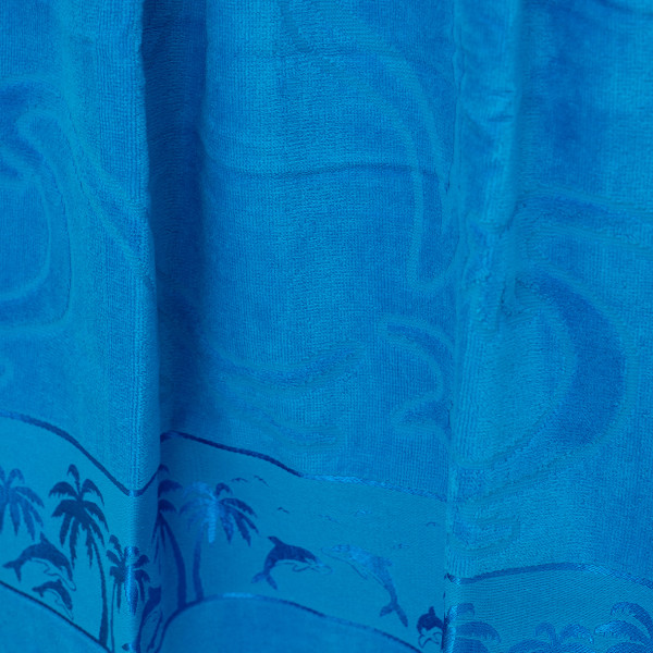 Полотенце махровое Пляжное Doruk 90х170 Palm Синий