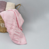 Рушник махровий Doruk Bamboo 50х90 Рожевий