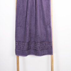 Полотенце махровое 30х50 Durul Ece bukle Amore Фиолетовый