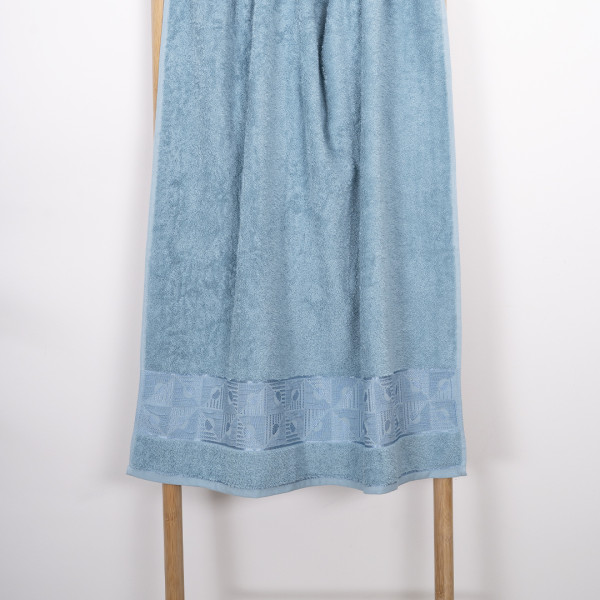 Полотенце махровое 70х140 Durul Ece bukle Amore Бирюзовый