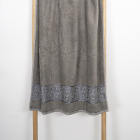 Полотенце махровое 70х140 Durul Ece bukle Amore Серый