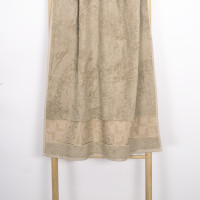 Рушник махровий 70х140 Durul Ece bukle Amore Світло-коричневий