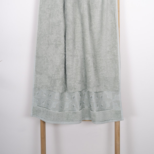 Полотенце махровое 50х90 Durul Ece bukle Amore Светло-оливковый