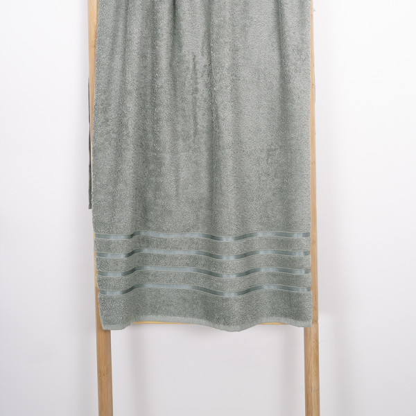 Полотенце махровое 30х50 Durul Ece bukle Cizgili Хаки