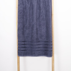 Полотенце махровое 30х50 Durul Ece bukle Cizgili Темно-синий
