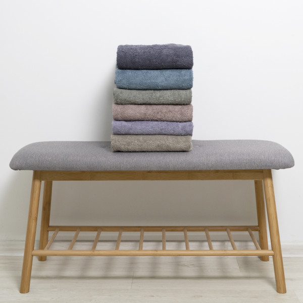 Полотенце махровое 30х50 Durul Ece bukle Koza Серо-фиолетовый