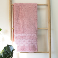 Полотенце махровое 30х50 Durul Ece bukle Midye Коралловый