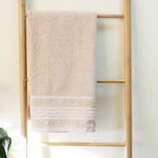 Полотенце махровое 30х50 Durul Ece bukle Momonti Серо-розовый