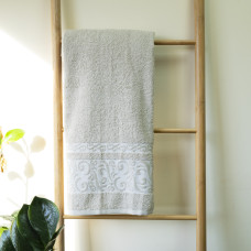 Полотенце махровое 30х50 Durul Ece bukle Valeri Серо-бежевый
