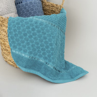 Полотенце махровое LuiSa Puantiye 50х90 Бирюзовый