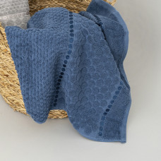 Полотенце махровое LuiSa Puantiye 70х140 Синий