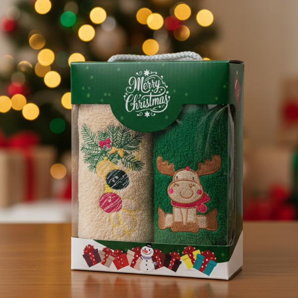 Набор полотенец махровых 30х50 Marry Christmas (2 шт.)