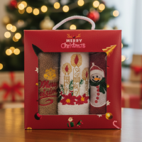 Набір рушників махрових 30х50 Marry Christmas (3 од)
