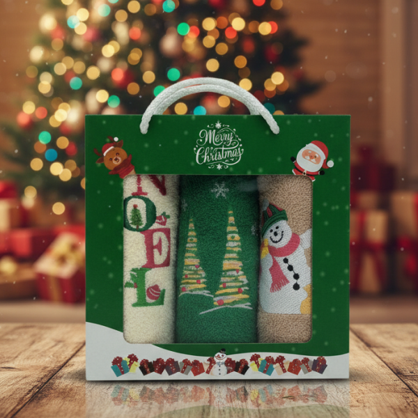 Набор полотенец махровых 30х50 Marry Christmas (3 шт.)