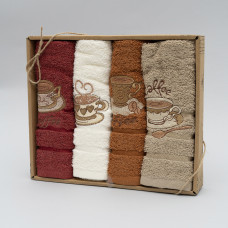 Набор полотенец махровых Nile 30х50 Кофе