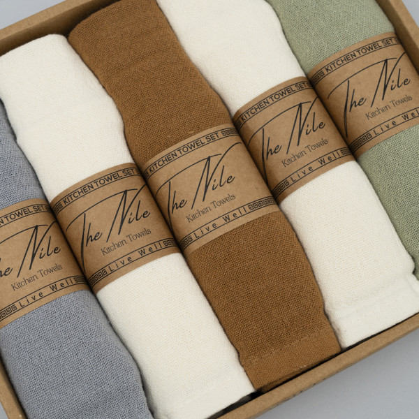 Набор полотенец льняных Nile 30х50 Однотонные