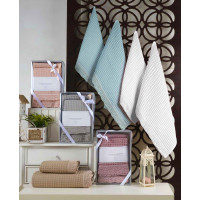 Набор полотенец вафельных Nil Home Серый