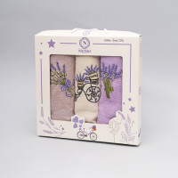 Набір рушників вафельних NilTeks 40х60 Лаванда