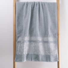 Полотенце махровое 50х90 Cestepe Orkide Серо-голубой