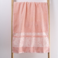 Полотенце махровое 50х90 Cestepe Orkide Персиковый