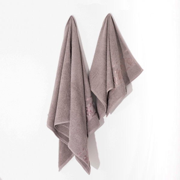 Полотенце махровое 50х90 Febo Floslu Yaparak Коричневый