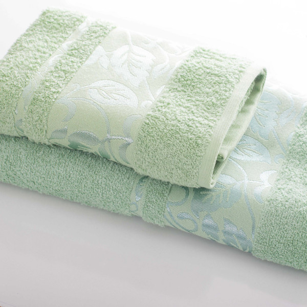 Полотенце махровое 70х140 Febo Floslu Yaparak Зеленый